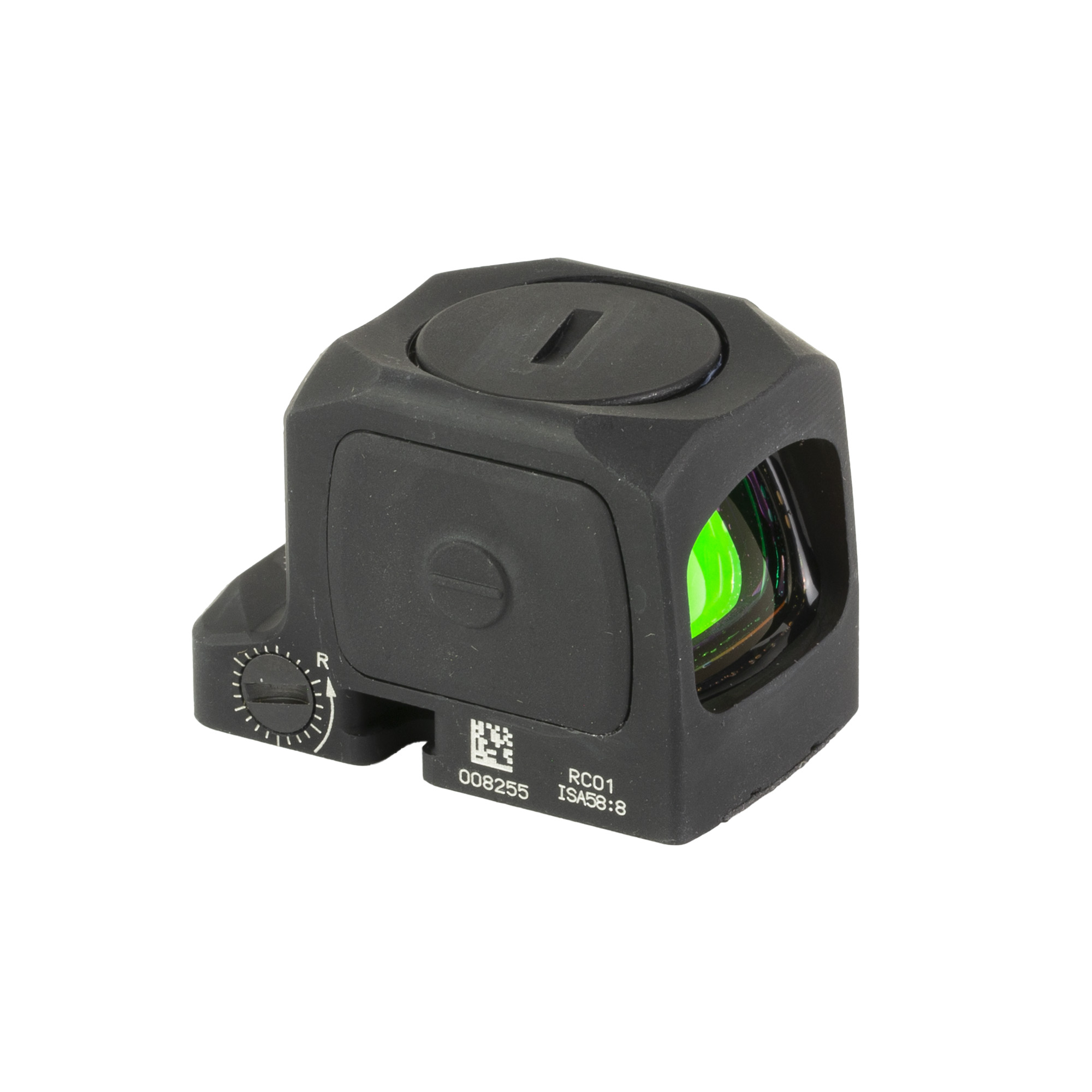 RCR, CLOSED EMITTER REFLEX SIGHT, 3.25 MOA RED DOT, MATTE FINISH, BLACK, TOP LOAD BATTERY - view 1