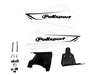 Polisport Hand Guard Set, White, Polisport Part No 83042, NOS