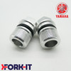 Yamaha DT100-125-175, Fork Top Nut Pair for 30mm Diameter Tubes