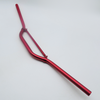 Anodised Red Alloy Motorcycle Handlebars with brace, 22mm