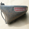 Honda 90 Fuel/Petrol Tank, Grey, Used Part for restoration.