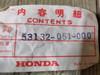Honda SS50 NOS Genuine Handlebar Clamp 53132-051-000