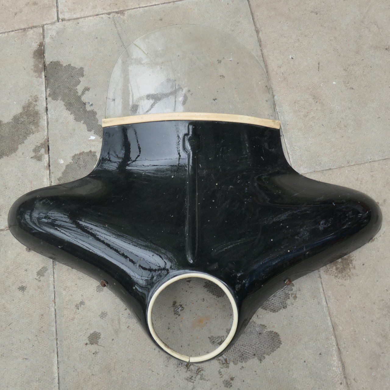 Avon Fairing and Screen/Windshield, Black, Matchless, BSA, Ariel, AJS etc
