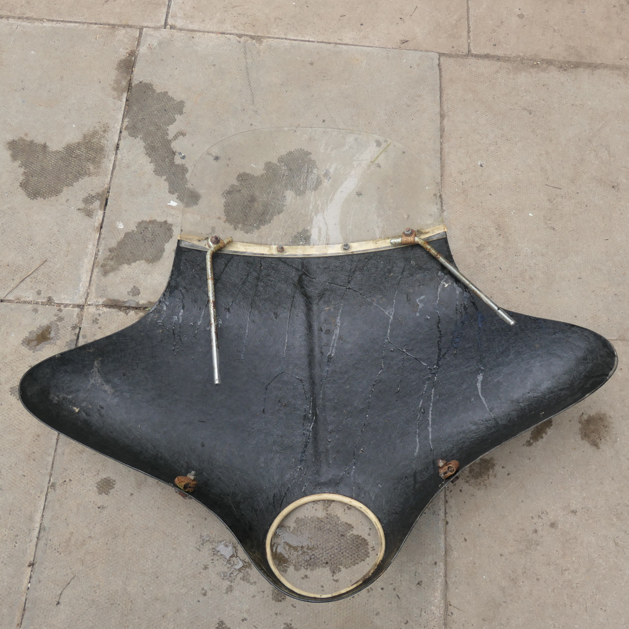 Avon Fairing and Screen/Windshield, Black, Matchless, BSA, Ariel, AJS etc