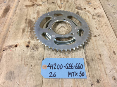 Honda MTX 50 Rear Sprocket 47T NOS Genuine 41200-GE6-660