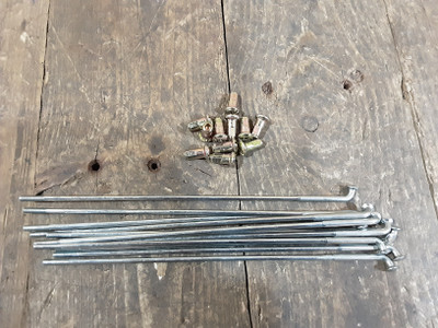 Honda Spoke BS8X196.5 with Nipples (10), Genuine NOS, 97311-6923310