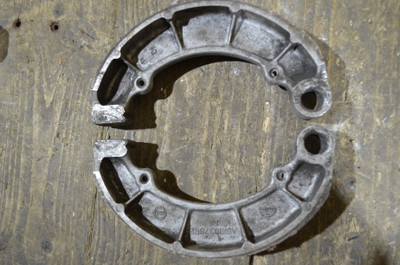 Honda XL250 CB450 CB500, Rear Brake Shoe,  Good Used Condition , 45120-283-000