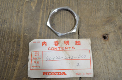 Honda CB350/P/P0/P4/CB450/K2/P0/P2/P5 Siren Cable Fixing Nut, NOS, Part Number 90322-282-000