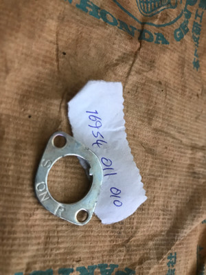 Honda C110/C115/CA110/CB125/CB175/CL125 Fuel Tap Lever Cover, NOS, Part Number 16954-011-010