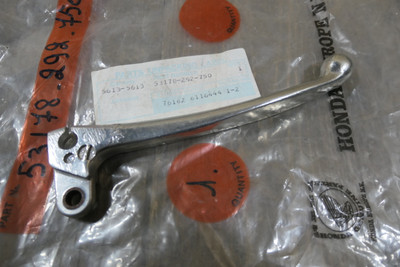 Honda CB350P/P0/P4/CB450 K2/P2/P5/CB500P/CB750 P0 Clutch Lever, NOS, Part Number 53178-292-750