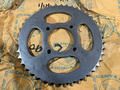 Honda CD90 Rear Sprocket, 43T, Genuine Honda, 41201-070-010