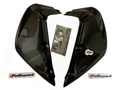 Polisport Black Front Fenders for Yamaha YZF450 (04-05) Race Version, 8565700002