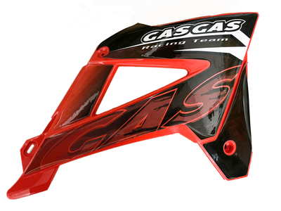 Gas Gas EC300, 2009 Model Year, Right Radiator Panel with Decals, BE91500RCNCT2508