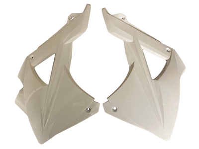 Gas Gas EC300 Six Day, 2010-2011, White Radiator Side Panel Set, Genuine Gas Gas