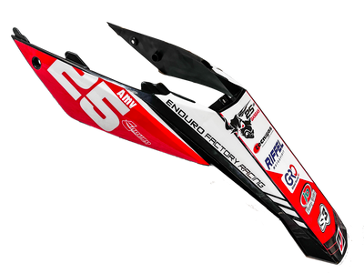 Gas Gas EC450F, 2012-2013, Black Rear Mudguard with Decal, BFS935004513CT