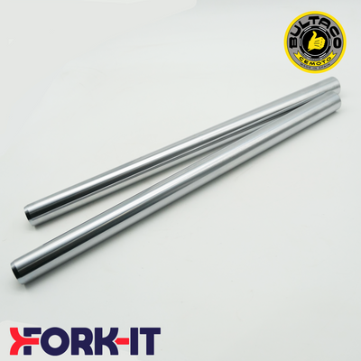 BULTACO ALPINA 1973-1979- Fork Tubes - Straight Top - 35mm Ø - 558mm Long Available to purchase from Moto-Classic