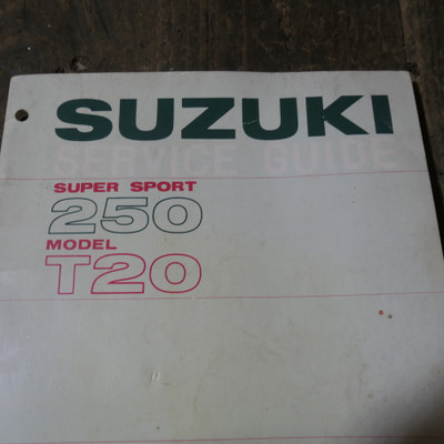 Suzuki T20 , 250 Super Sport Service Guide