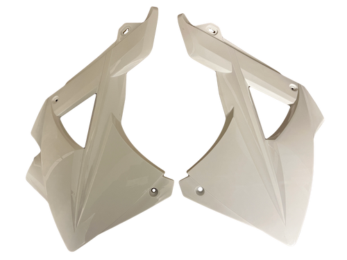 Gas Gas EC300 Six Day, 2010-2011, White Radiator Side Panel Set, Genuine Gas Gas