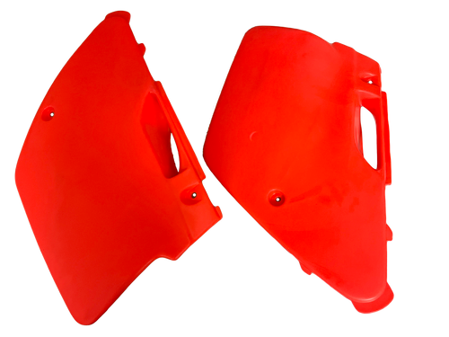 Gas Gas EC250 2000-2001 Red Side Panel Set, Genuine Gas Gas Part