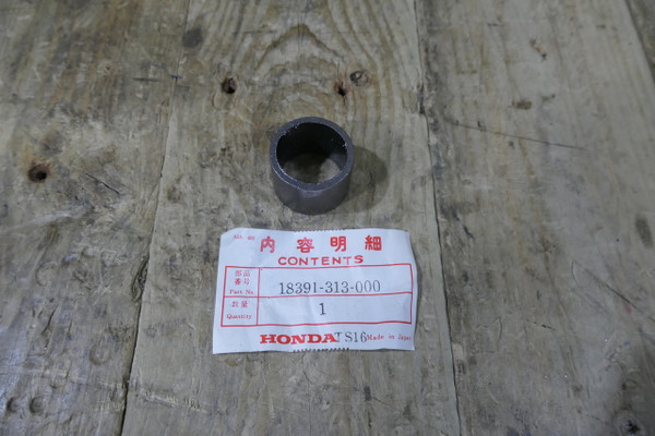 Honda TL125,TL125S Packing,Muffler NOS, Genuine 18391-313-000 available at Moto-Classic from 12.5