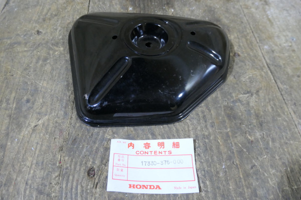 Honda CB500T Cover L. Cleaner, Genuine, NOS. 17330-375-000