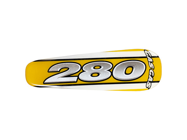 Gas Gas TXT 280 2001, Yellow Seat Decal, Genuine, NOS