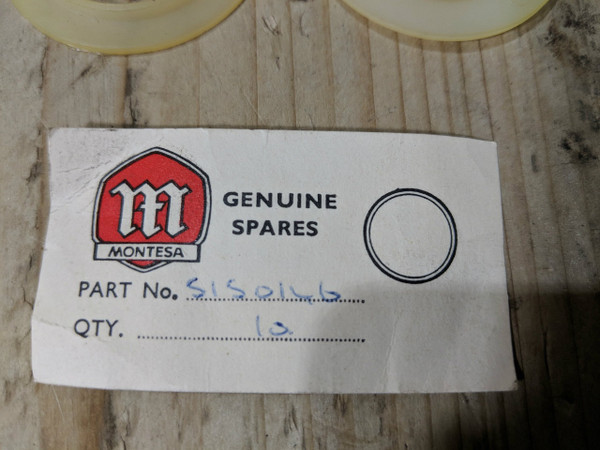 Montesa Cota Chain Tube Carrier Nylon Washer  EACH NOS genuine available at Moto-Classic from 8