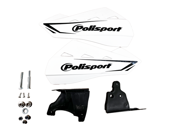 Polisport Hand Guard Set, White, Polisport Part No 83042, NOS