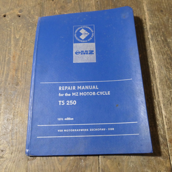 MZ TS 250 Repair Manual.