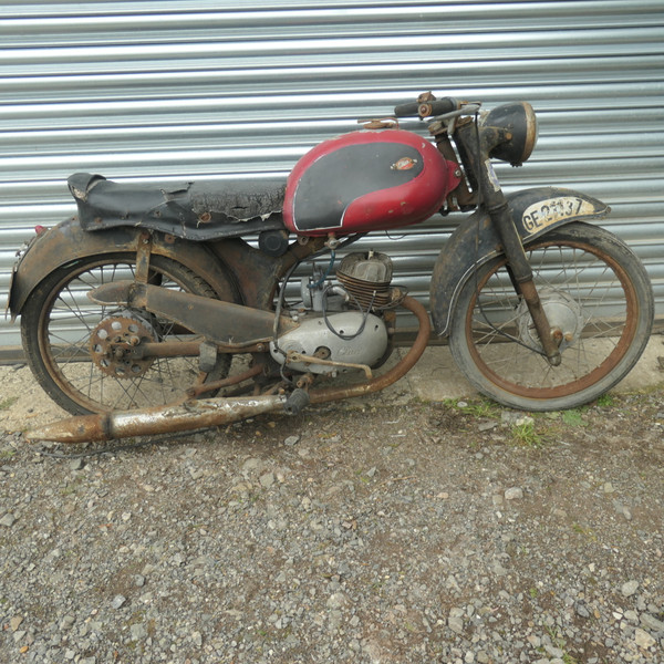 Clua  Sport 175cc  Vintage, Circa 1959, Spanish Motorcycle For Restoration.