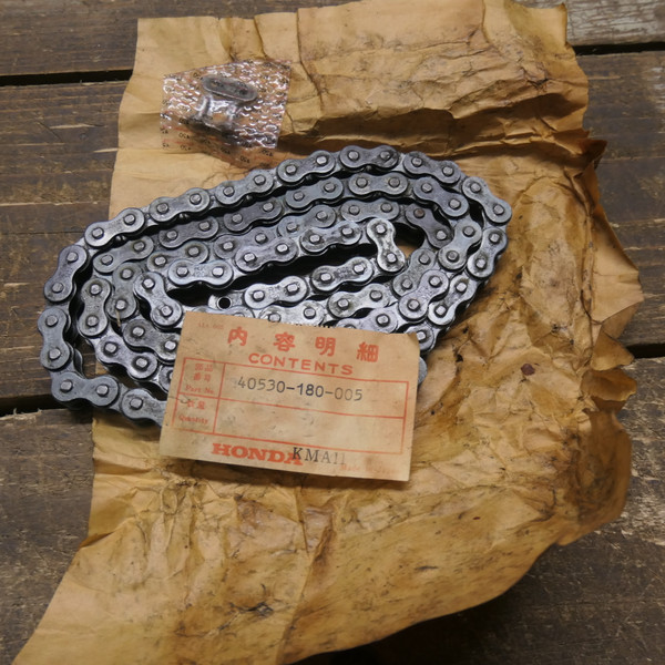 Honda Drive Chain,  40530-180-005, Geniune Honda NOS, CR50/MB50., CR50, MB50