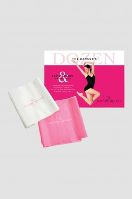 EXERCISE BANDS w/BOOK - DANCER'S DOZEN