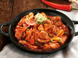 Gochujang BBQ Chicken (Dak Galbi) Gochujang BBQ Chicken (Dak Galbi)