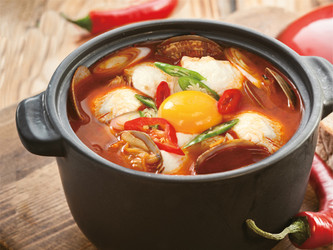 Soondubu Jjigae (Spicy Tofu Stew) Soondubu Jjigae (Spicy Tofu Stew)
