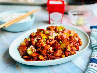 Dak-galbi, Korean Spicy Chicken Stir-fry Dak-galbi, Korean Spicy Chicken Stir-fry