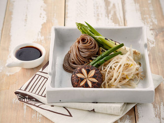 Buckwheat Noodles with Grilled Vegetables Buckwheat Noodles with Grilled Vegetables