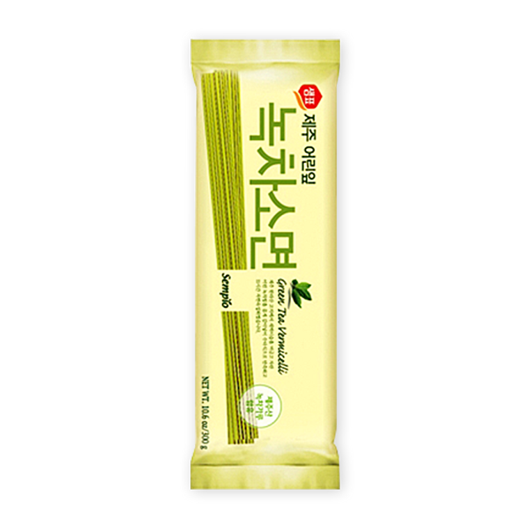SEMPIO Jeju Baby Green Tea Wheat Noodle 300g