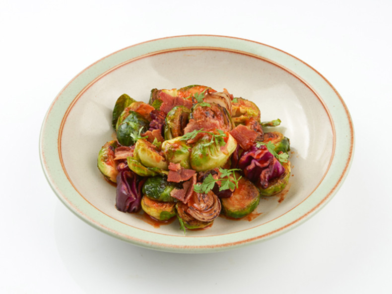 Stir-fried Mini Cabbage with Kimchi Hot Sauce