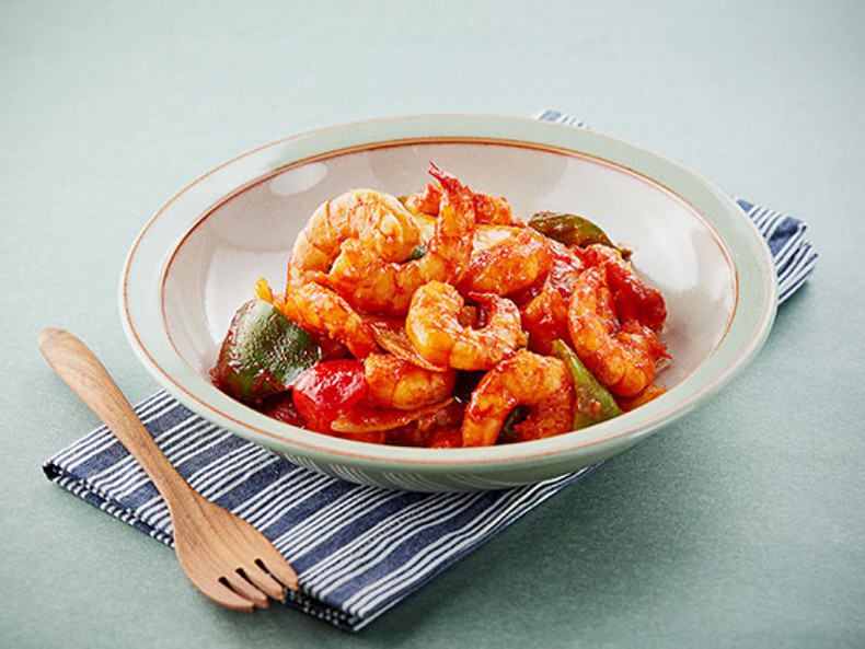  Sautéed GochuJang Shrimp