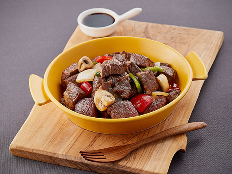 Chopped Steak with Soy Sauce