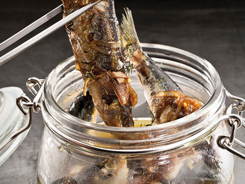 Marinated sardines