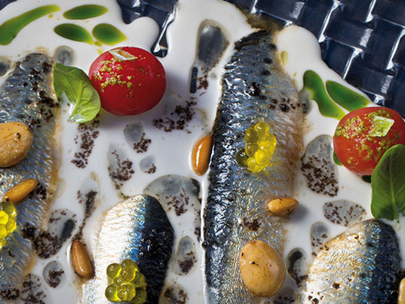 Sardines marinated in jang