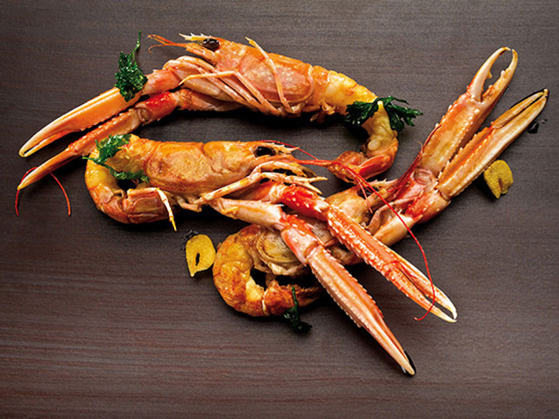 Sauteed langoustines