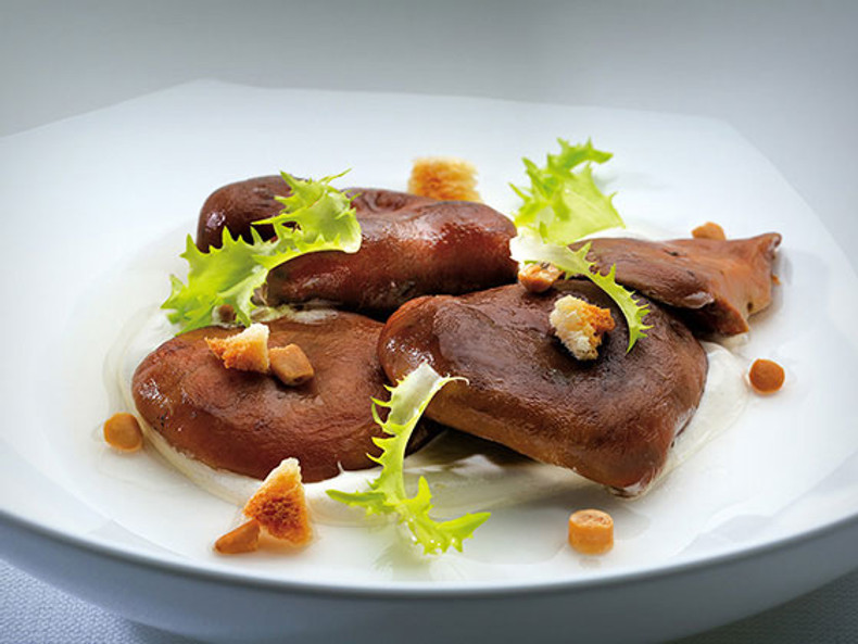 Wild mushroom salad
