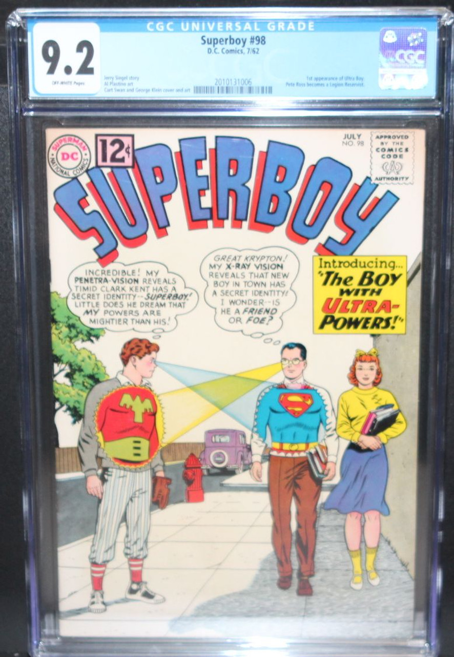 Superboy #98 - 1st Appearance of Ultra Boy - 1962 Silver Age DC 