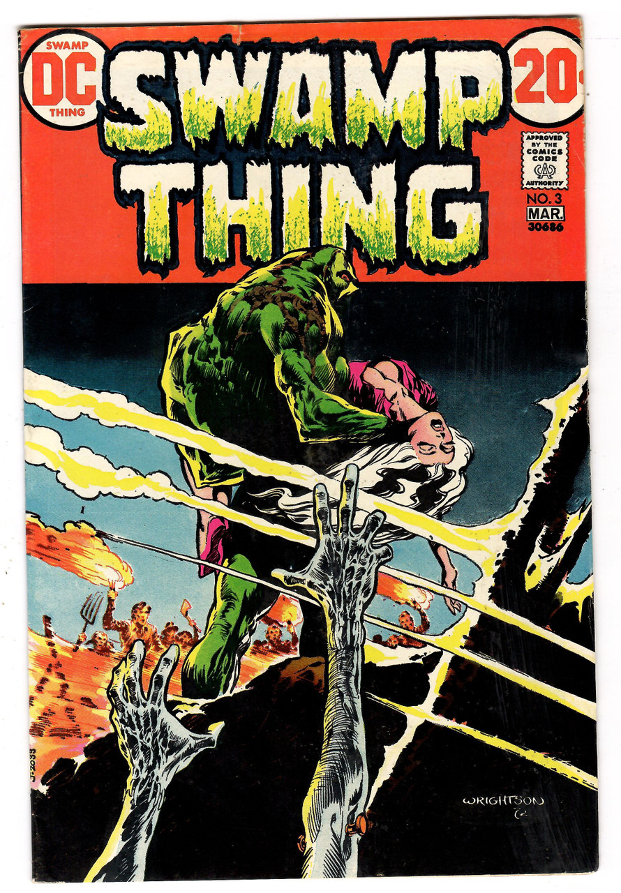 Swamp Thing #3 - Classic Berni Wrightson Cover DC Comics Bronze
