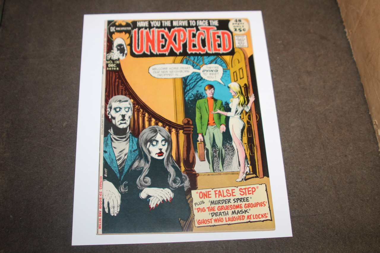 Unexpected #130 - 1971 Bronze Horror DC Comics - Nick Cardy Cover