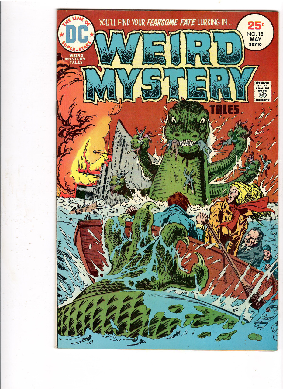 希少　The Art of the Mystery Story Weird Mystery Tales #18 - 1975 Bronze Age DC Comics Horror - 1st