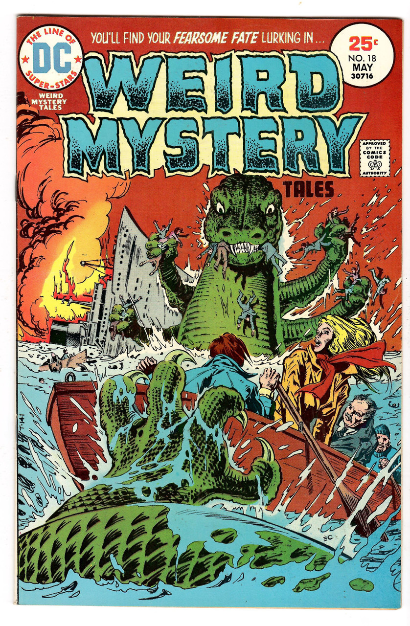 Weird Mystery Tales #18 - 1975 Bronze Age DC Comics Horror - 1st