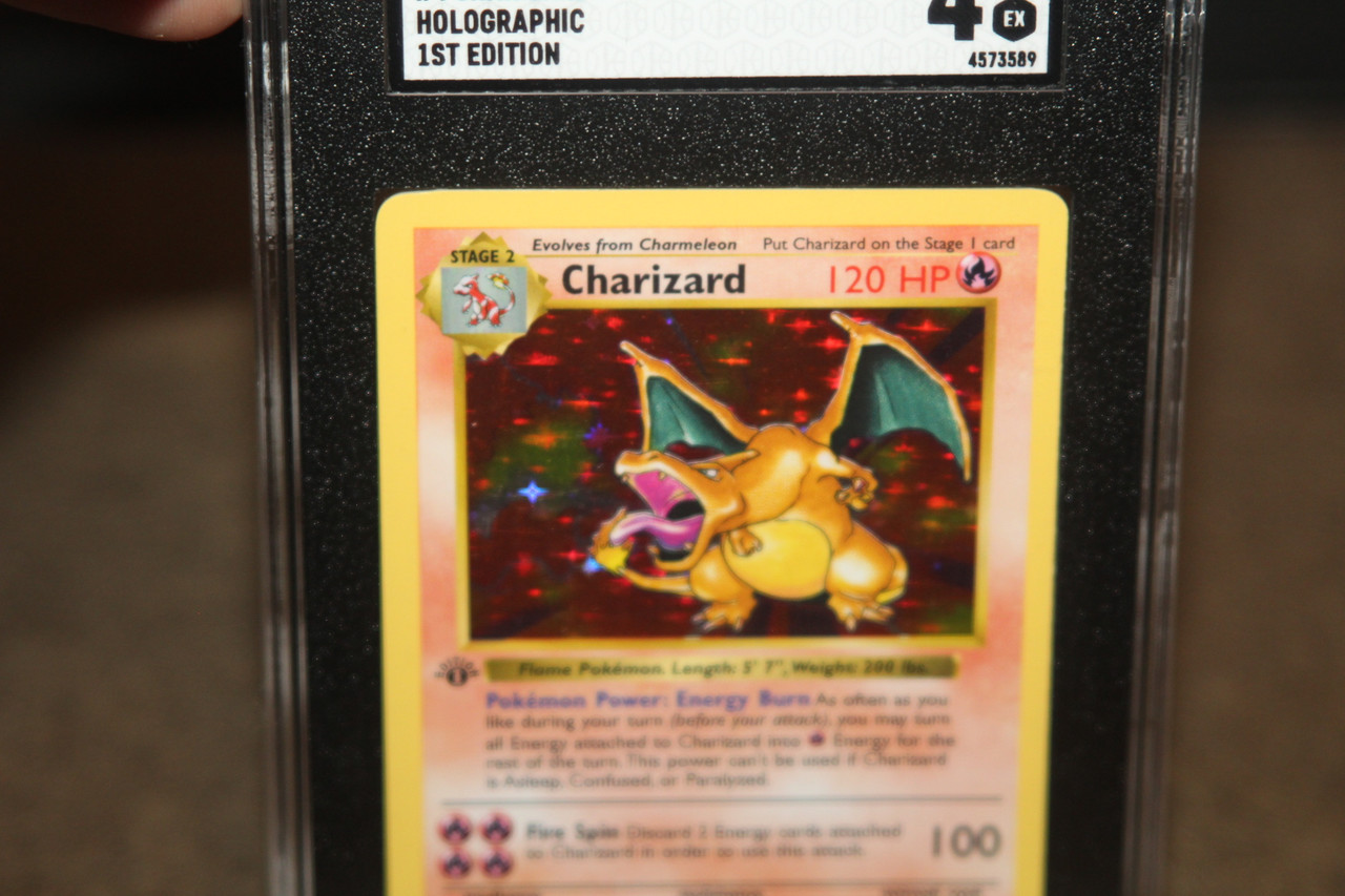 charizard 1999 holographic 4/102 pokemon card Base Set Holo 1st Edition CGC 10 #4/102 have for your premier collection. Charizard 4/102 Holo Base Set